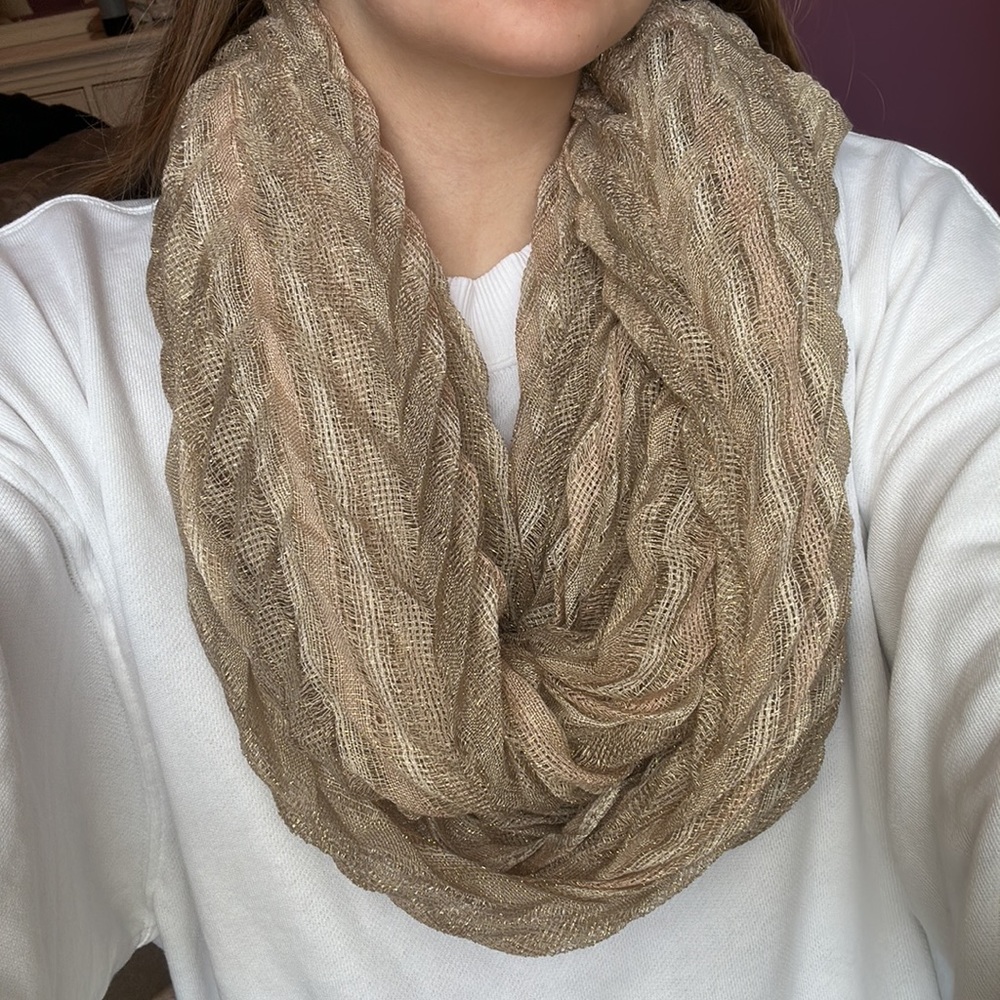 Gold Infinity Scarf